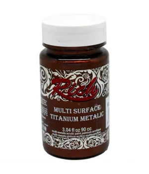 Rich Multi Surface Titanium Metalik Boya 90 cc. 2536 KAHVERENGİ
