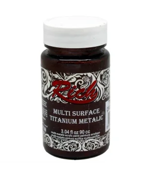 Rich Multi Surface Titanium Metalik Boya 90 cc. 2538 ÇİKOLATA