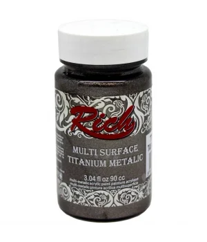 Rich Multi Surface Titanium Metalik Boya 90 cc. 2542 TAŞ GRİ