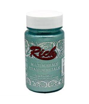 Rich Multi Surface Titanium Metalik Boya 90 cc. 2550 SU YEŞİLİ