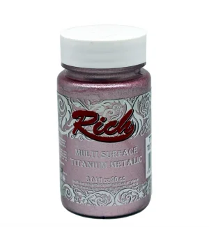 Rich Multi Surface Titanium Metalik Boya 90 cc. 2556 TOZ PEMBE
