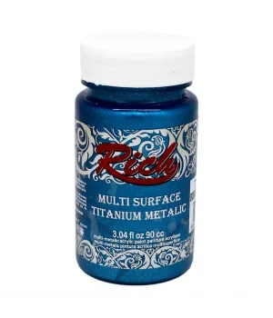 Rich Multi Surface Titanium Metalik Boya 90 cc. 2566 BODRUM MAVİ