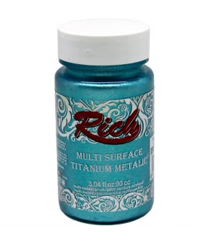 Rich Multi Surface Titanium Metalik Boya 90 cc. 2574 ŞEKER MAVİ