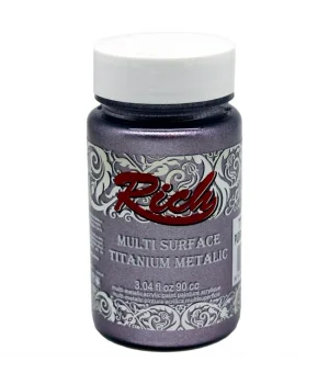 Rich Multi Surface Titanium Metalik Boya 90 cc. 2576 PUDRA MOR