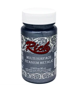Rich Multi Surface Titanium Metalik Boya 90 cc. 2578 KÜLLÜ MAVİ