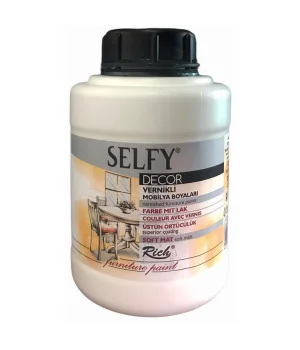 Rich Selfy Decor Vernikli Boya 1250 cc 12800 BEYAZ