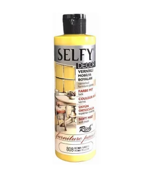 Rich Selfy Decor Vernikli Boya 240 cc. 808 ROMA SARISI