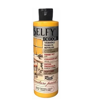 Rich Selfy Decor Vernikli Boya 240 cc. 810 PORTAKAL ÇİÇEĞİ
