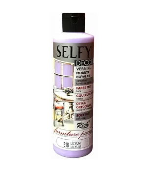 Rich Selfy Decor Vernikli Boya 240 cc 818 LİLYUM