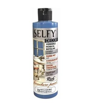 Rich Selfy Decor Vernikli Boya 240 cc 836 NAPOLYON MAVİ