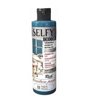 Rich Selfy Decor Vernikli Boya 240 cc 838 PASİFİK