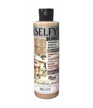 Rich Selfy Decor Vernikli Boya 240 cc 856 LATTE