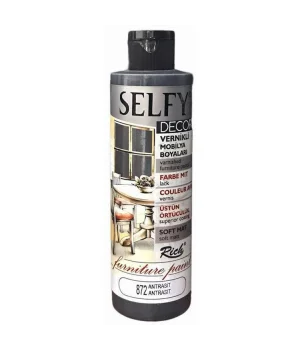 Rich Selfy Decor Vernikli Boya 240 cc 872 ANTRASİT