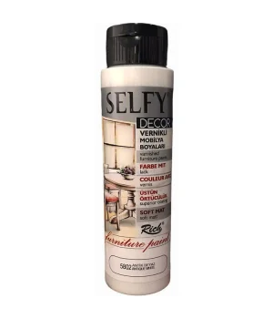 Rich Selfy Decor Vernikli Boya 500 cc 5802 ANTİK BEYAZ