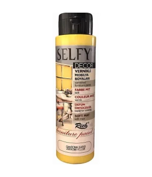 Rich Selfy Decor Vernikli Boya 500 cc 5808 ROMA SARISI
