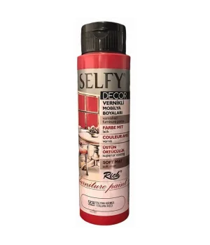 Rich Selfy Decor Vernikli Boya 500 cc 5826 İTALYAN KIRMIZI