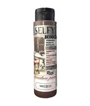 Rich Selfy Decor Vernikli Boya 500 cc 5860 COLOMBİA KAHVE