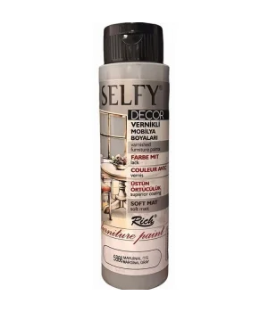 Rich Selfy Decor Vernikli Boya 500 cc 5866 MARJİNAL GRİ