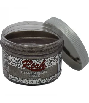 Rich Titanium Metalik Rölyef Pasta 160 cc. 5506 BAROK BEJ