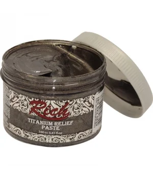 Rich Titanium Metalik Rölyef Pasta 160 cc. 5520 TAŞ GRİ