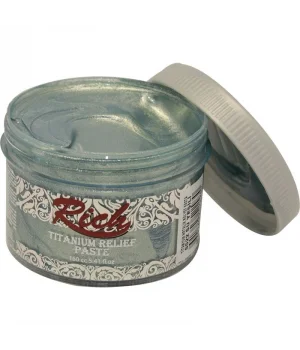 Rich Titanium Metalik Rölyef Pasta 160 cc. 5522 SU YEŞİLİ
