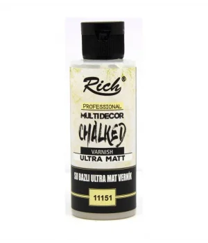 Rich Ultra Mat Chalked Su Bazlı Vernik 120 cc.