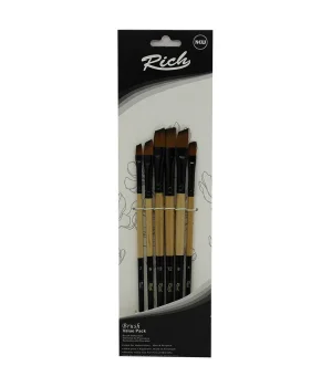 Rich Yan Kesik Fırça Seti 6lı