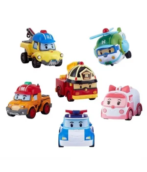 Robocar Poli Gogo Rescue Deluxe 6'lı Set
