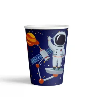 Rocket Space Karton Bardak 8oz