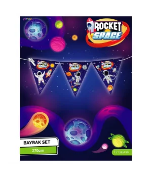 Rocket Space Üçgen Flama
