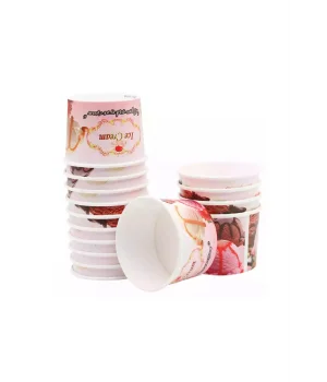 Roll-Up Karton Dondurma Kasesi Büyük 200cc 25li