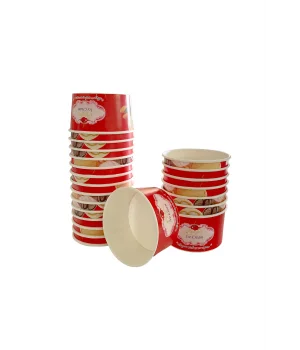 Roll-Up Karton Dondurma Kasesi Küçük 100cc 50li