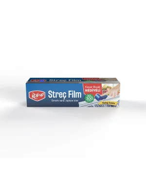 Roll-Up Bıçaklı Streç Film 9 Mic 30 cm x 300 m