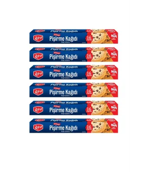 Roll-Up Kesilmiş Yağlı Pişirme Kağıdı 16 Yaprak 6lı Kutu Set