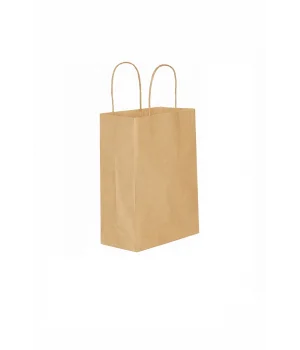 Roll-Up Kraft Çanta Naturel Büyük Boy 31 * 41 cm 25 Adet