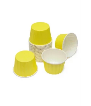 Roll-up Muffin Kek Kapsülü Sarı 50 Adet