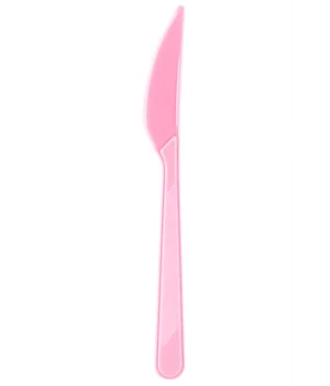 Roll-Up Plastik Bıçak Pembe 25 Adet