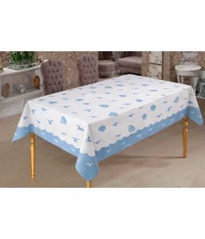 Roll-Up Rulo Kağıt Masa Örtüsü Marin Desenli 100 * 150 cm 16 Yaprak 1 Rulo