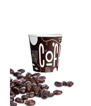 Roll-Up Türk Kahvesi ve Espresso Karton Bardak 4oz 10lu