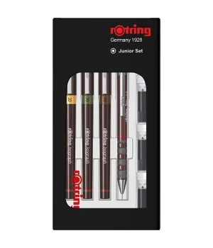 Rotring Isograph Rapido Kalemi Seti Junior Set (0.2-0.3-0.5 mm.) + 0.5 Tikky Versatil Kalem