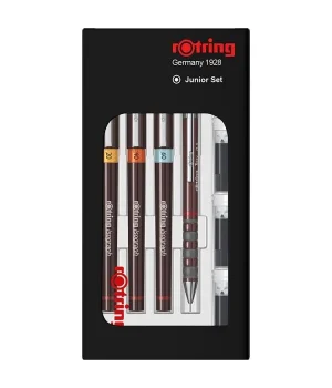 Rotring Isograph Rapido Kalemi Seti Junior Set (0.2-0.4-0.6 mm.) + 0.5 Tikky Versatil Kalem