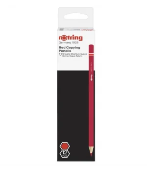 Rotring Kırmızı Kopya Kalemi 12 Adet