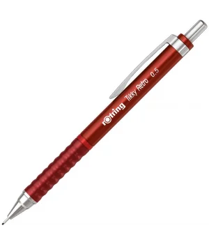 Rotring Tikky Retro Versatil Kalem 0.5 mm Metalik Kırmızı