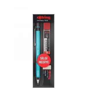 Rotring Visuclick Versatil Kalem + Min + Silgi Okul Seti 0.7 mm MAVİ