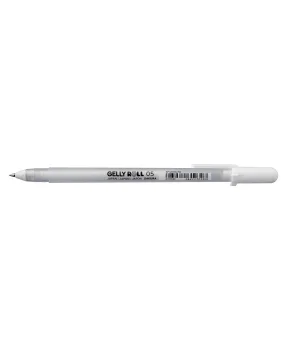 Sakura Gelly Roll Beyaz Jel Mürekkepli Kalem 0.5 mm.