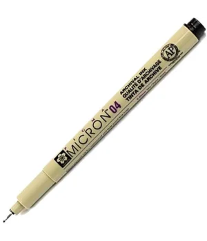 Sakura Pigma Micron Çizim Kalemi 0.4 SİYAH