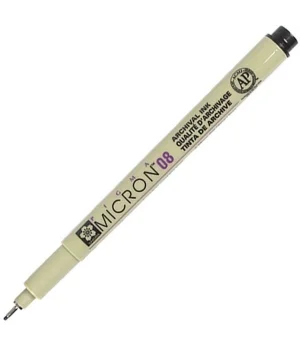 Sakura Pigma Micron Çizim Kalemi 0.8 SİYAH