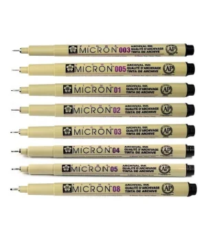 Sakura Pigma Micron Çizim Kalemi Seti 8li