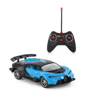 Şarjlı Uzaktan Kumandalı Mavi Bugatti 1:16