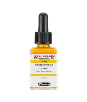 Schmincke Aero Color Akrilik Mürekkep 28 ml. 024 Candy Colors Sunbeam Yellow